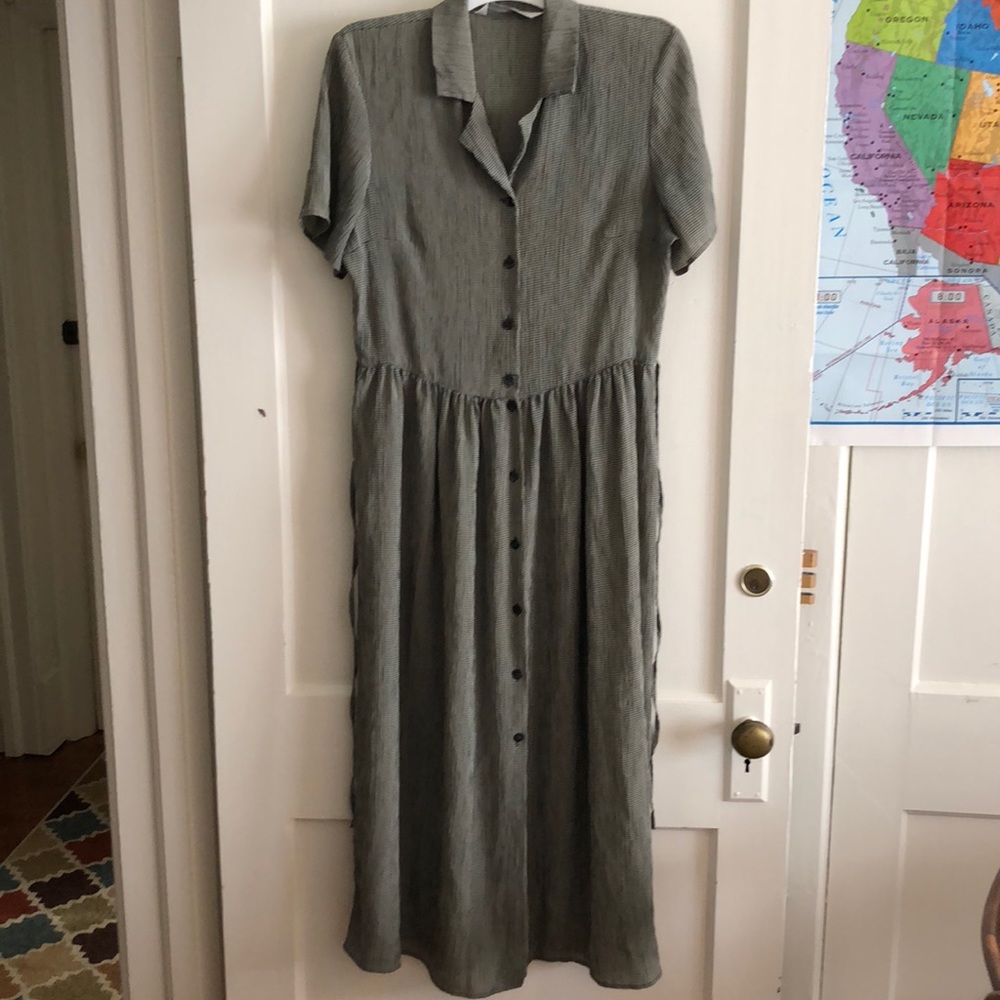 Light Seersucker  Casual Dress
